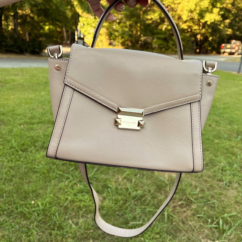 Michael kors medium Whitney leather satchel